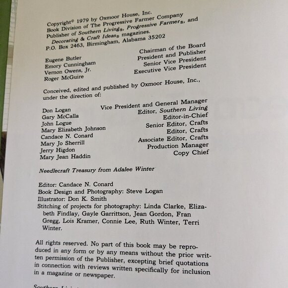 Vintage BOOK-Needlecraft Treasury from Adalee Winter - Picture 2 of 5